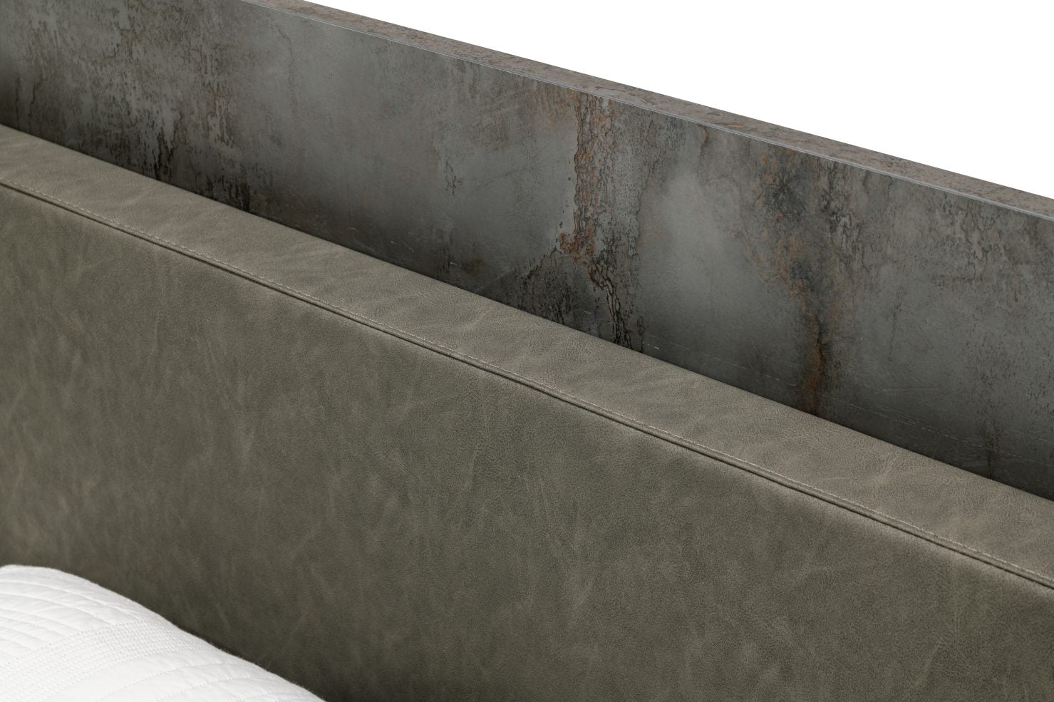Nova Domus Ferrara - Modern Volcano Oxide Grey Bedroom Set