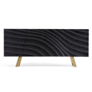 Modrest Finley Mid-Century Black & Gold Buffet
