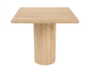 Modrest Fletcher - Modern Travertine Marble 18" Tall End Table