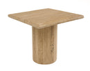 Modrest Fletcher - Modern Travertine Marble 15" Tall End Table