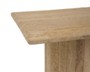 Modrest Fletcher - Modern Travertine Marble 15" Tall End Table
