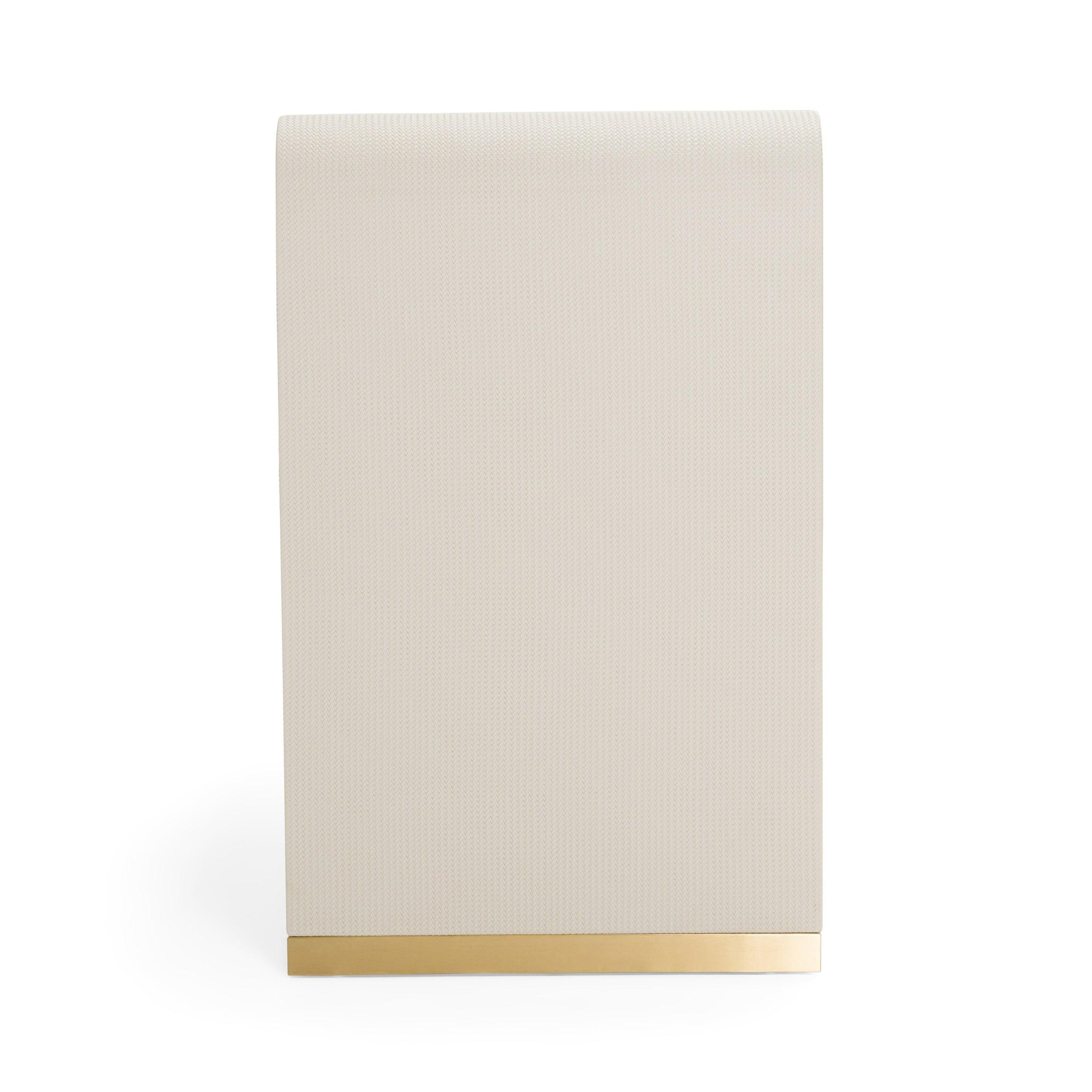 Modrest Florence - Modern Beige Leatherette + Gold Buffet