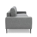 Divani Casa Fonda - Modern Grey Fabric Sofa