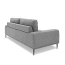 Divani Casa Fonda - Modern Grey Fabric Sofa