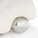 Divani Casa Fortune - Contemporary White Fabric Sofa