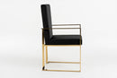 Modrest Fowler - Modern Black Velvet Dining Chair