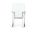 Modrest Fowler - Modern White Eco-Leather Dining Armchair