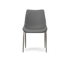 Modrest Frasier - Modern Grey Eco-Leather Dining Chair (Set of 2)