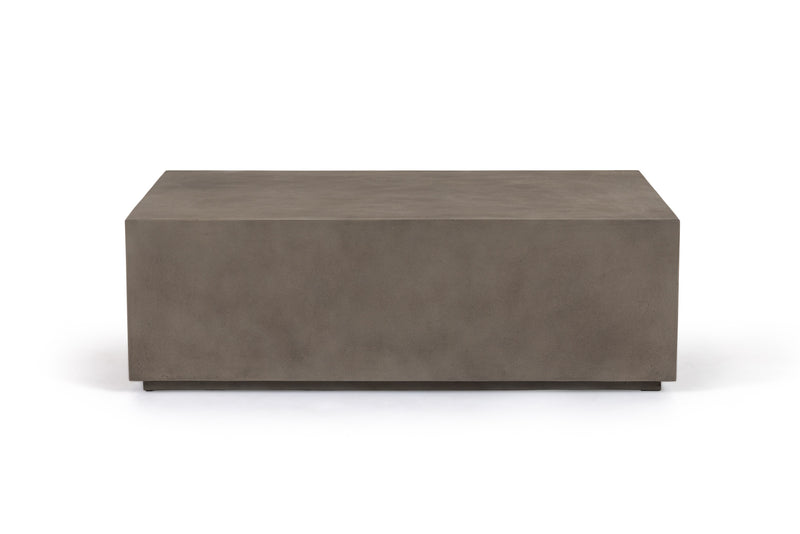 Modrest Fresno - Modern Grey Concrete Coffee Table