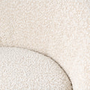 Modrest Frontier - Glam Beige Fabric Accent Chair