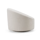Modrest Frontier - Glam Off-White Fabric Accent Chair