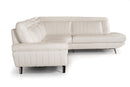 Divani Casa Galway Modern White Leather Sectional Sofa