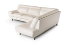 Divani Casa Galway Modern White Leather Sectional Sofa