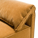 Divani Casa Gene - Modern Ochre Fabric Modular Corner Sectional Seat