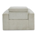 Divani Casa Gering - Modern Beige Fabric Power Recliner Chair
