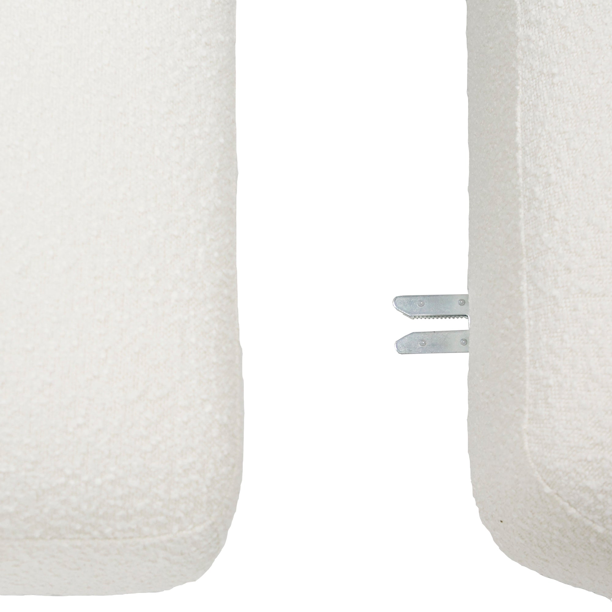 Divani Casa Gilbert - Contemporary White Fabric Modular Sectional Sofa