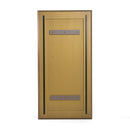 Modrest Glinda - Modern Brushed Brass Floor Mirror