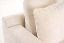 Divani Casa Gloria - Modern White Fabric Sofa