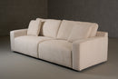Divani Casa Gloria - Modern White Fabric Sofa