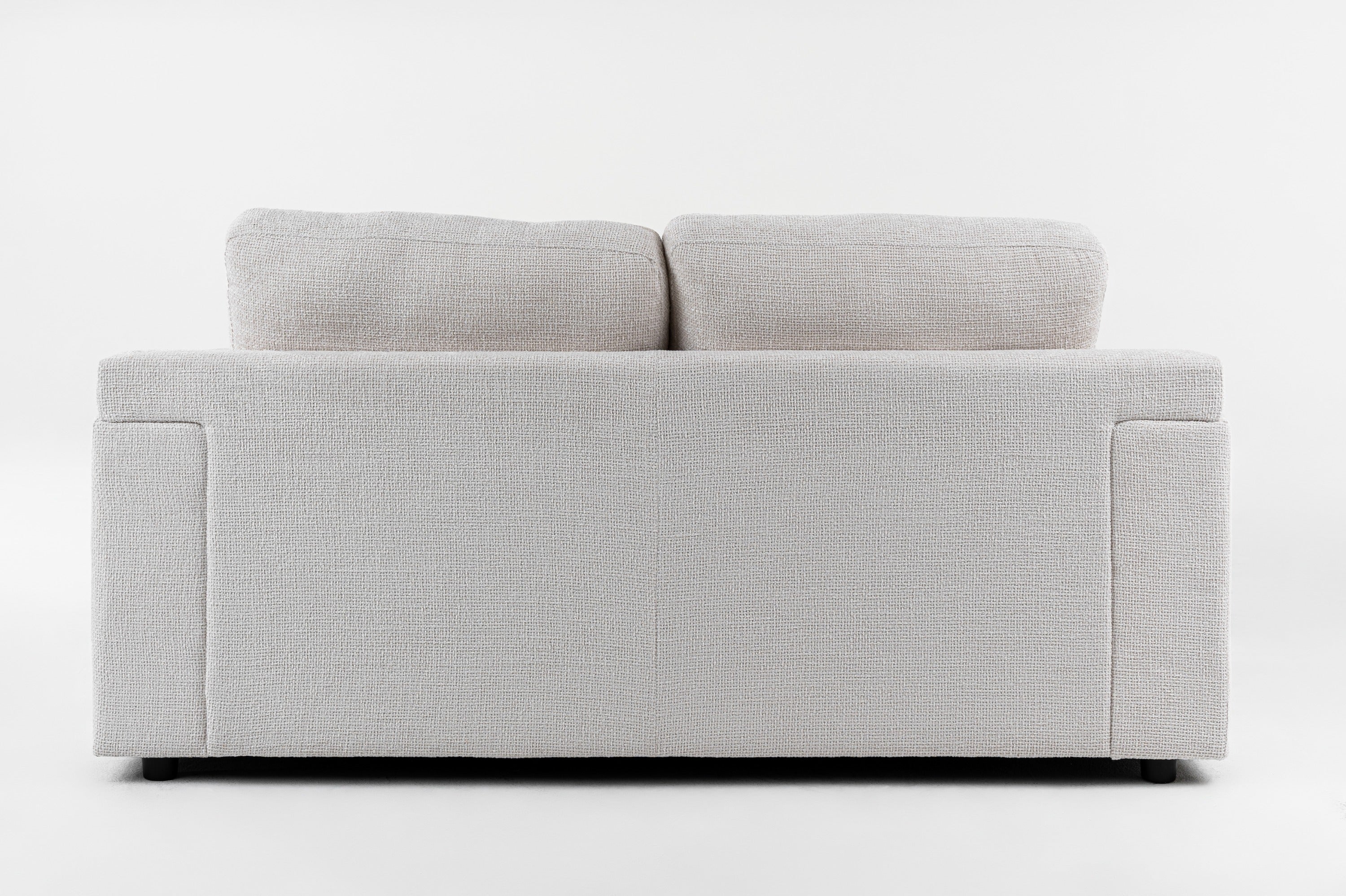 Divani Casa Gloria - Modern White Fabric Loveseat