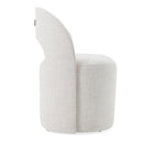 Modrest Gordon - Modern Cream Fabric Swivel Dining Chair