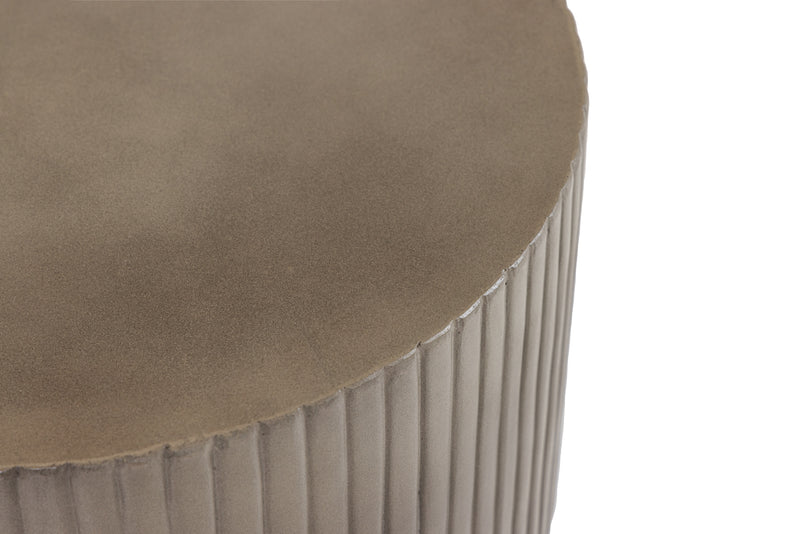 Modrest Gruver - Modern Grey Concrete End Table