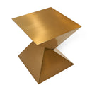 Modrest Hadler - Glam Brushed Gold Metallic End Table