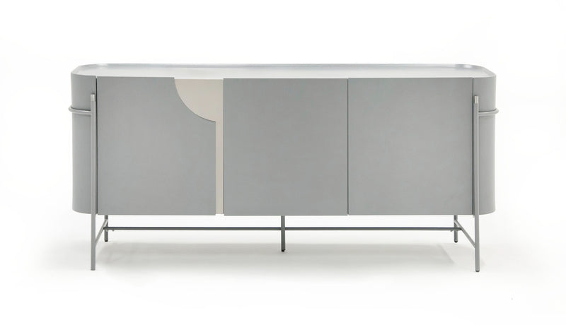 Modrest Hadley- Matte Grey Buffet