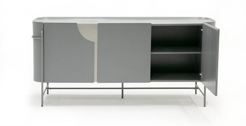 Modrest Hadley- Matte Grey Buffet