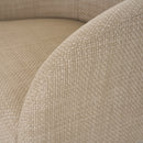 Modrest Halton - Modern Beige Fabric Accent Chair