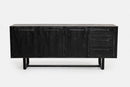 Modrest Hardy Modern Black Acacia Buffet