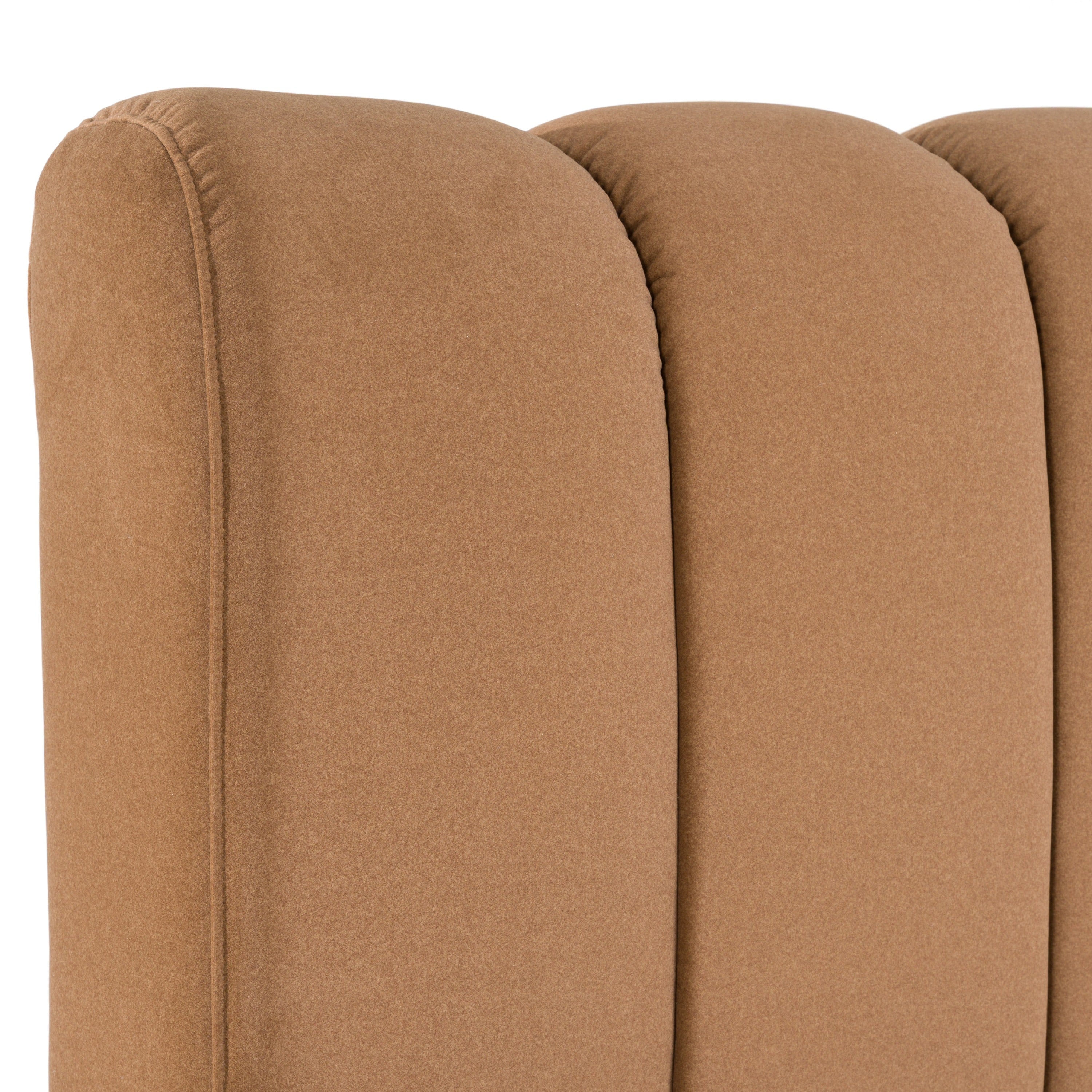 Modrest Harris - Modern Brown Fabric Bed
