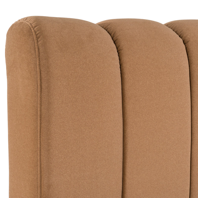 Modrest Harris - Modern Brown Fabric Bed