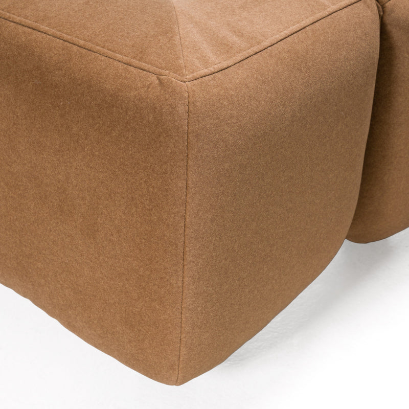 Modrest Harris - Modern Brown Fabric Bed