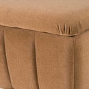 Modrest Harris - Modern Brown Fabric Bench w/ Storage