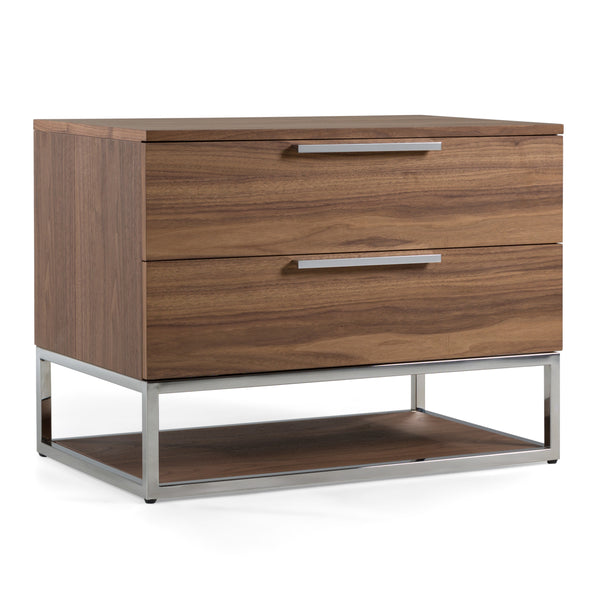 Modrest Helenora - Modern Walnut Nightstand