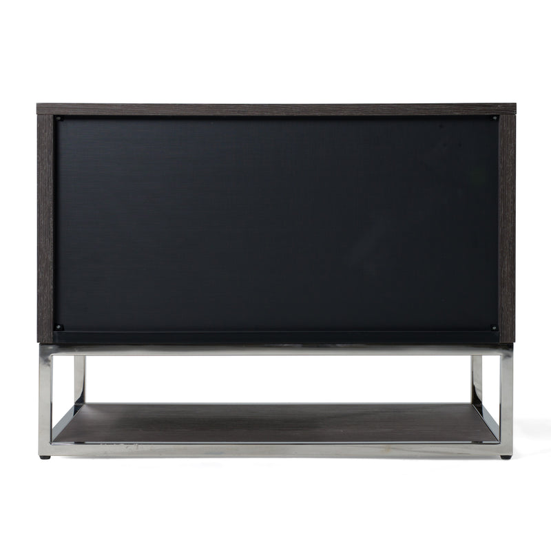 Modrest Helenora - Modern Grey Elm Nightstand