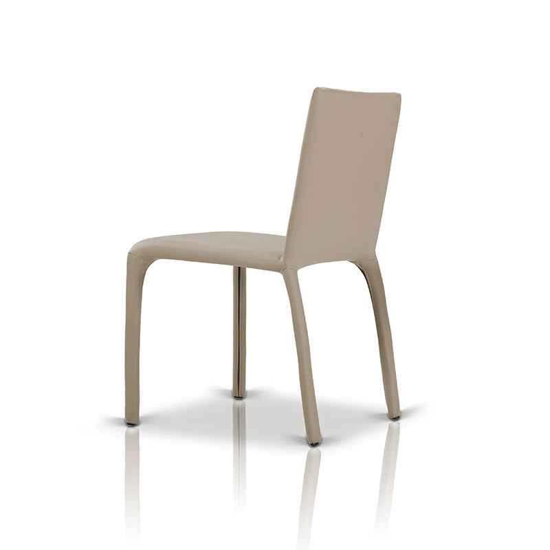 Hyla - Modern Leatherette Grey Chair (Set of 2)