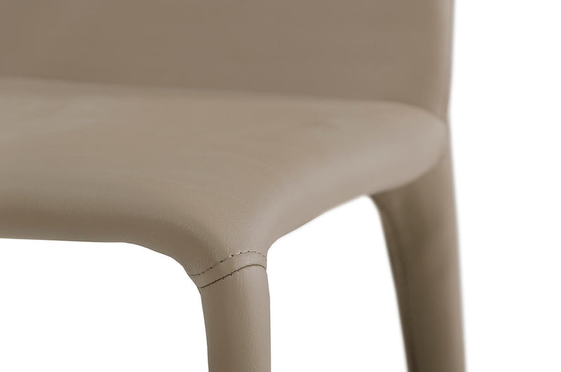 Hyla - Modern Leatherette Grey Chair (Set of 2)