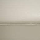 Divani Casa Jacoba - Modern Light Grey Leather Rectangular Ottoman