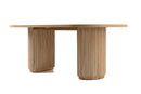 Modrest Jacobson - Modern Natural Acacia Oval Dining Table