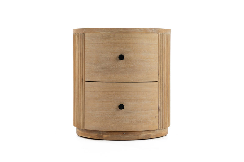 Modrest Jacobson - Modern Natural Acacia Nightstand