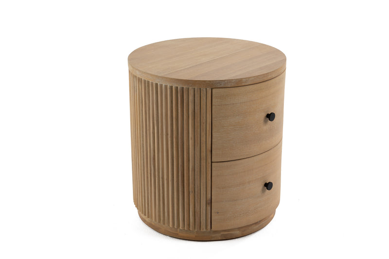 Modrest Jacobson - Modern Natural Acacia Nightstand