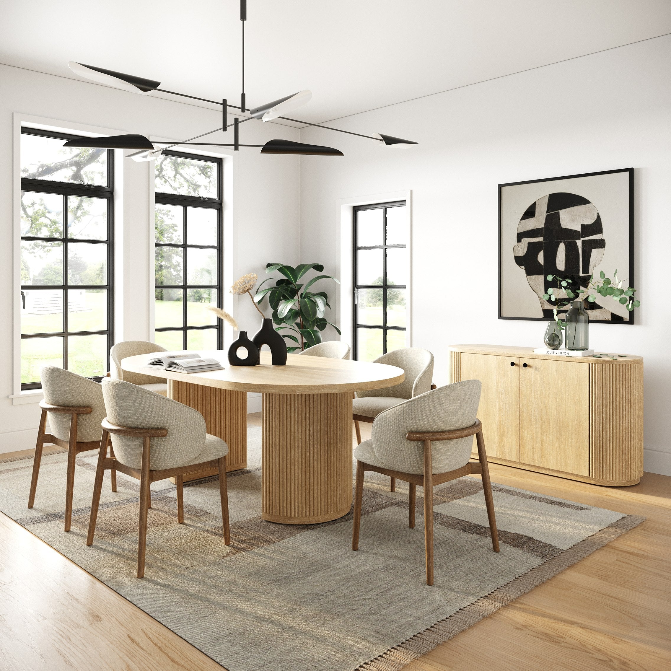 Modrest Jacobson - Modern Natural Acacia Buffet