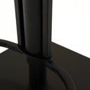 Modrest Jaffee - Industrial Black Eco-Leather Bar Stool