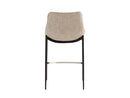 Modrest Jane - Modern Tan & Black Counter Stool (Set of 2)