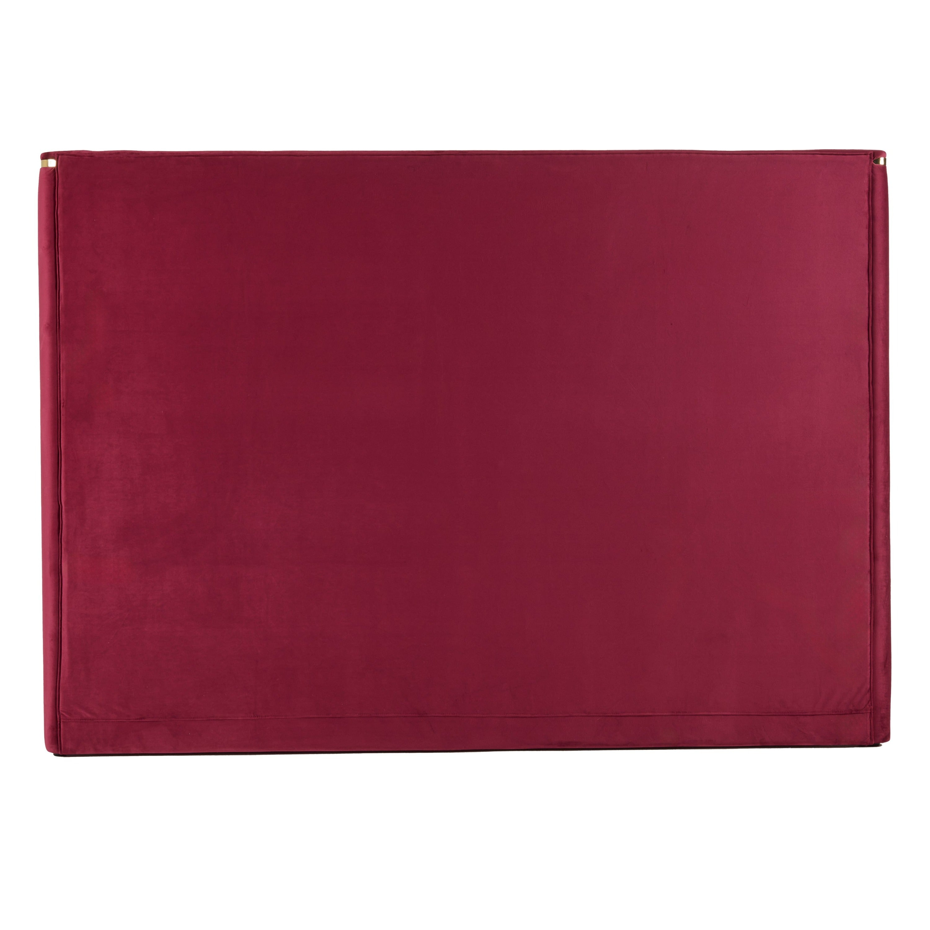 Modrest Janet - Modern Red Velvet + Gold Bed