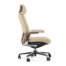 Modrest Johnson - Modern Beige Leather Executive Office Chair