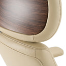 Modrest Johnson - Modern Beige Leather Executive Office Chair
