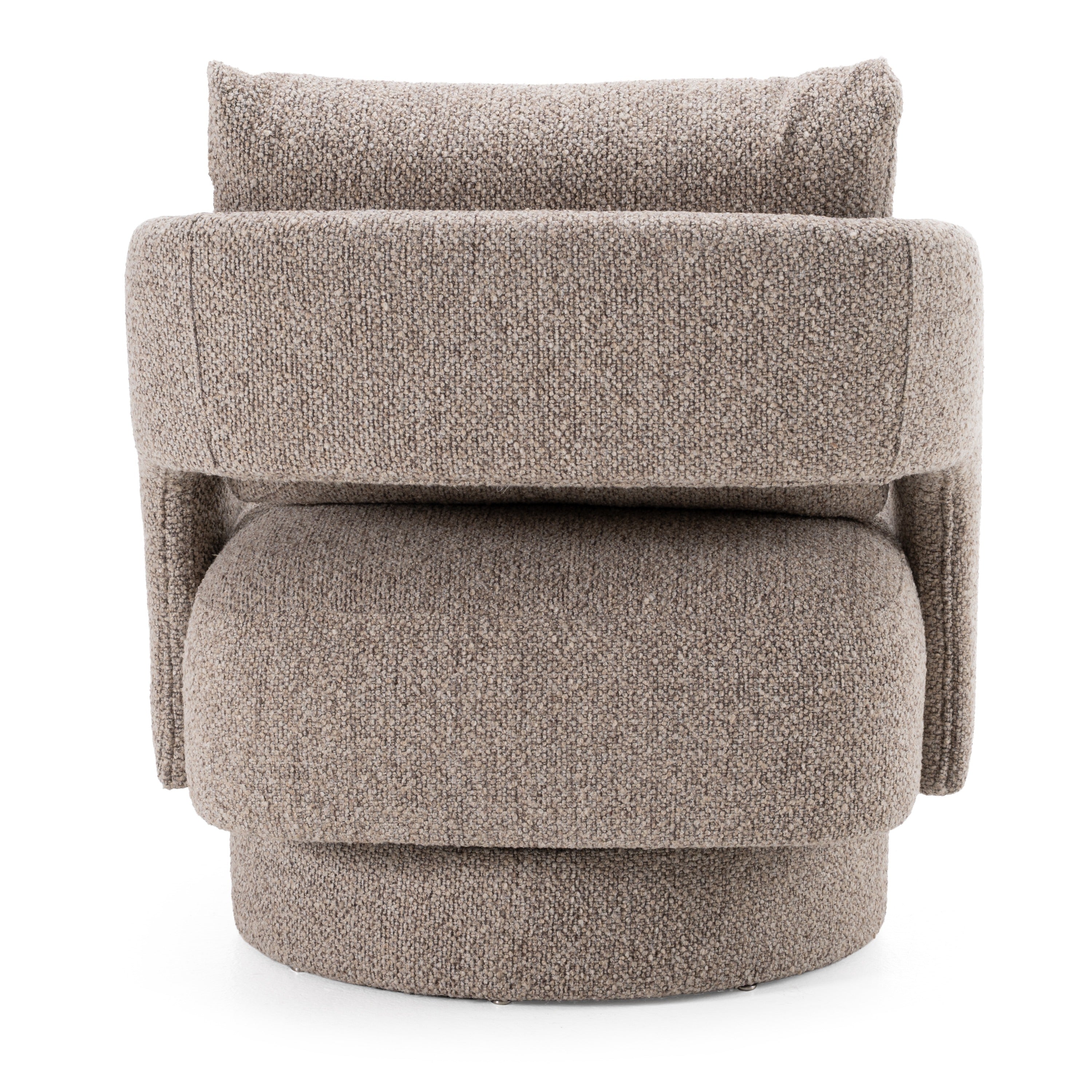 Divani Casa Johnny - Modern Brown Fabric Accent Chair